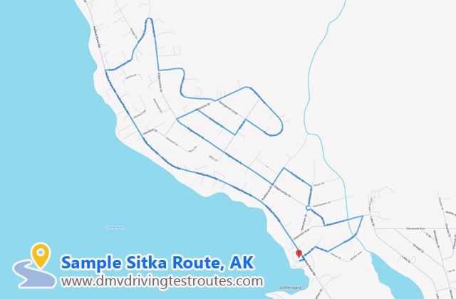 Sitka DMV dmv driving test routes map